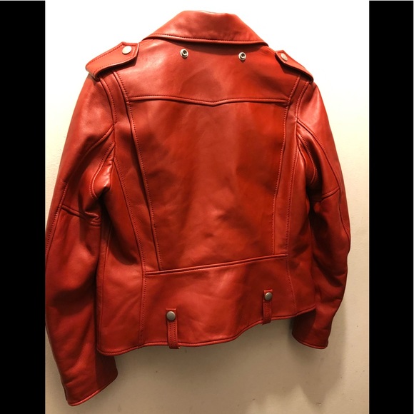 COACH MOTOR leather JACKET - Picture 7 of 10